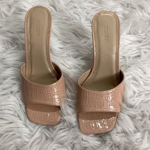 Forever 21 dusk pink heels